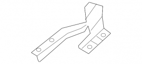 Hood hinge right Nissan Versa 1.8 10-12