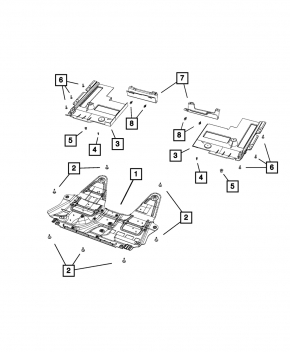 Fiat 500 12-19 engine protection fracture