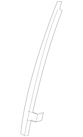 Front left door glass guide front Honda CRV 12-16