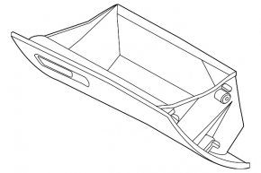 Kia Sorento 21-24 HEV, PHEV gray glove compartment