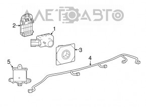 Blind Spot Sensor Left Lexus RX350 RX450h 16-19