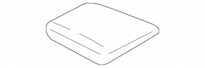 Audi A4 B9 17-19 center console armrest, beige leather, with bracket