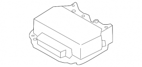 Module srs airbag computer airbags Hyundai Elantra UD 11-13 dorest