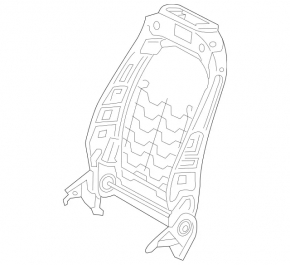 Mercedes A-class V177 19-22 passenger seat backrest adjustment motor