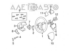 Steering Wheel Controls Mazda3 MPS 09-13