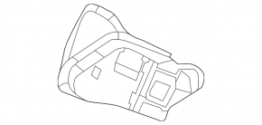 Left steering column paddle Ford Explorer 11-19