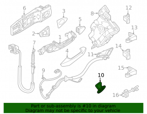 Front left door lock bracket Volkswagen ID.4 21-26