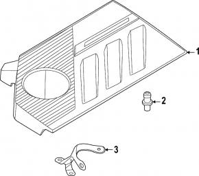 Nissan Rogue 22-23 1.5T Engine Cover