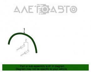 Front Left Fender Arch Cover Dodge Durango 11-24