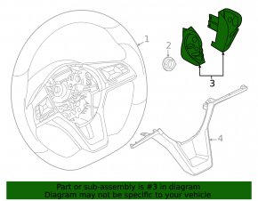 Steering wheel controls Nissan Leaf 18-22