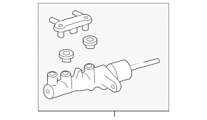 Toyota Camry V40 Hybrid Brake Master Cylinder