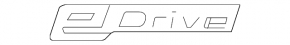 BMW i3 14-20 tailgate e drive emblem