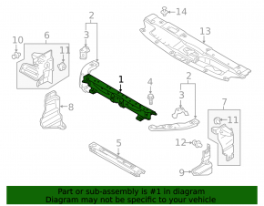TV top bar Mitsubishi Outlander 14-21