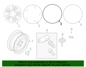 R18 wheel rim for Kia Sportage 17-19