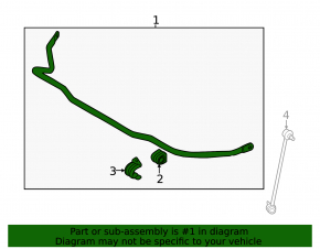 Front stabilizer bar Kia EV6 22-24