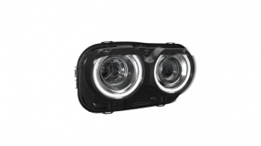 Headlight front right bare Dodge Challenger 15-23 rest, halogen, for polishing