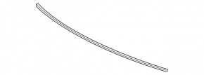 Upper windshield molding Infiniti JX35 QX60 13-20