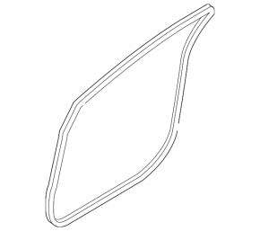 Door seal front left Kia Forte 4d 14-16