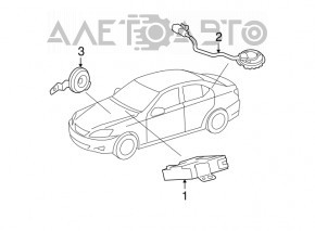 Smart Key Computer Lexus IS250 06-13