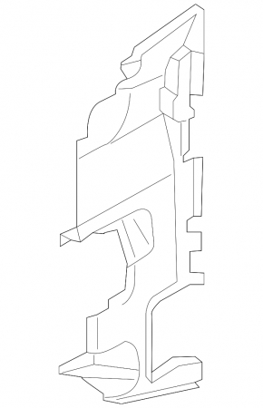 Radiator deflector left Audi Q3 8U 15 CCTA