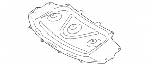 Mercedes X164 GL hood insulation