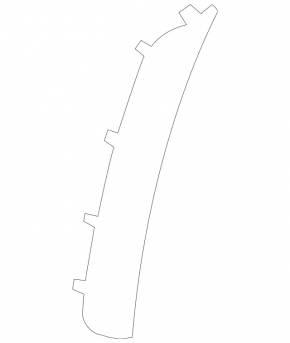Front bumper cover left Mercedes X167 GLS 450 580 20-23 AMG pkg