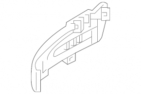 Right-hand mirror turn signal repeater for Mercedes CLA 14-19