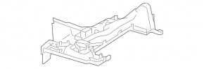 Front passenger footwell trim Mercedes GLC 16-22