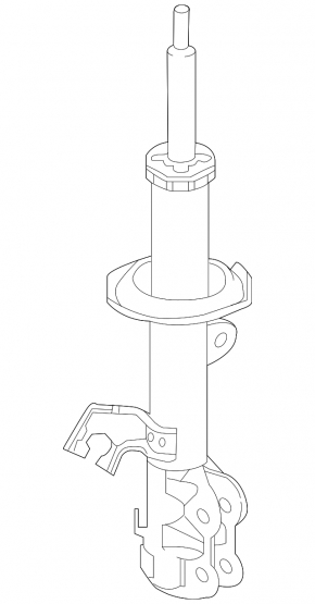 Shock absorber strut assembly front left Nissan Kicks 21-24 SR, SV