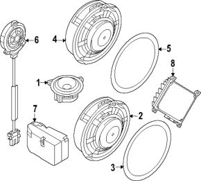 Subwoofer Volkswagen ID.4 23-25