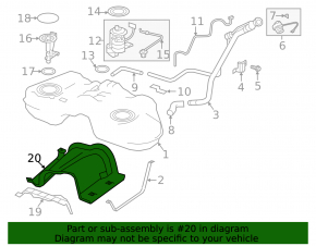 Fuel tank protection for Infiniti QX50 19-25