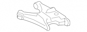 Lower rear left control arm BMW X5 F15 14-18