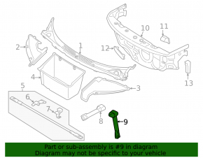 Front Cup Strut Left BMW i3 14-20