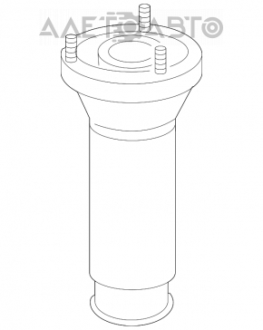 Rear left shock absorber support for Toyota Camry v40