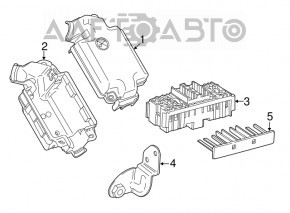 Dodge Dart Underhood Fuse Box 13-16