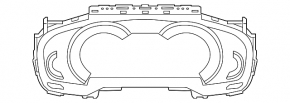 BMW 5 G30 2020 instrument cluster - large display, 146k