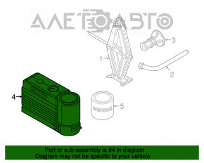 Compressor for pumping wheels Jeep Renegade 15-23