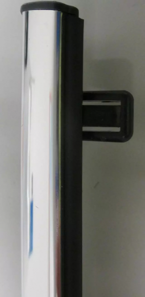 Door-glass molding, central front left, Toyota Rav4 13-18, chrome