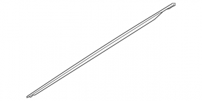 Door-glass molding, central front right, Kia Optima 16-20