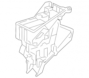 Fuse box underhood left Lexus IS250 06-13 with housing