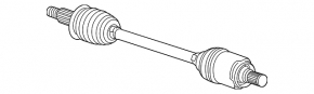 Drive axle rear right Chevrolet Equinox 18-