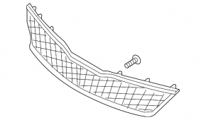 Kia Optima 16-18 Series Chrome Honeycomb Radiator Grille