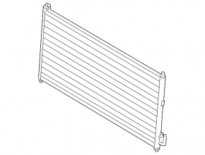 Nissan Murano z50 03-07 air conditioning condenser radiator
