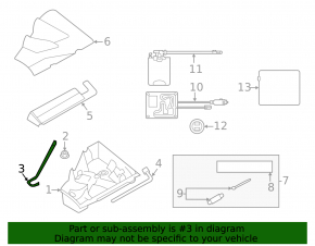 Subaru Forester 14-18 SJ Type 2 Jack Handle