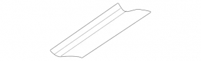 Front panel trim, left lower Mercedes W167 GLE 350 450 20-24, dark gray