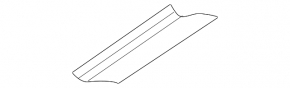 Front panel trim, left lower Mercedes W167 GLE 350 450 20-24, dark gray