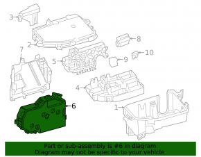 Mercedes A-class V177 19-22 battery distribution plate