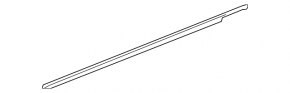 Molding door-glass central front left Mercedes E-class W212 10-13