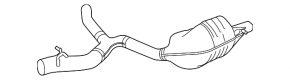 Muffler rear part with barrel left Mercedes W213 E 300/350 17-21 2.0T