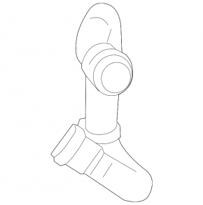 Lower cooling pipe Ford Focus mk3 11-18 2.0